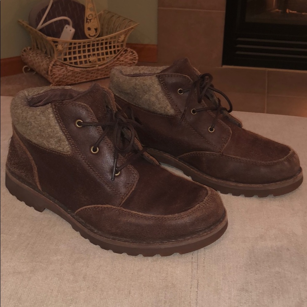 Girl’s/Women’s UGG Leather Ankle Boots
